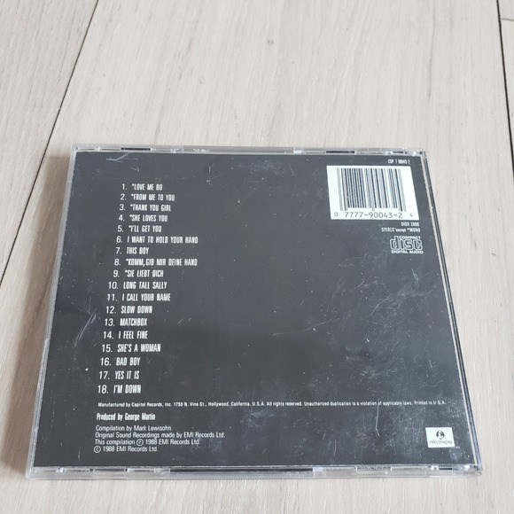 The Beatles Past Masters Volume One Audio CD Albumn 1988 - Picture 4 of 4